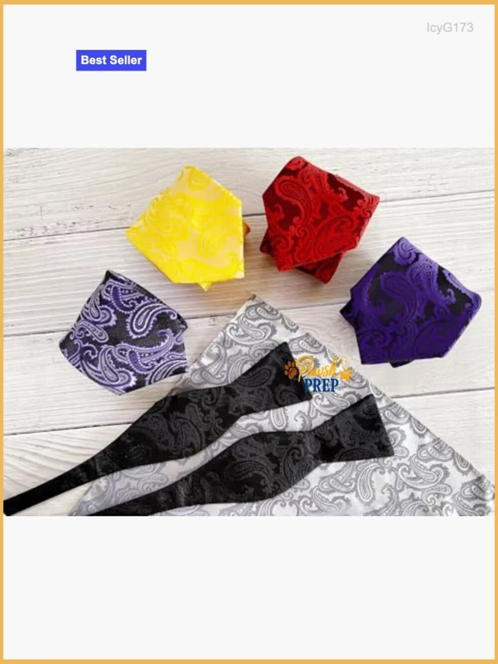 Self-Tied Bow Tie Paisley Pattern Formal Wear Adjustable Neck Size